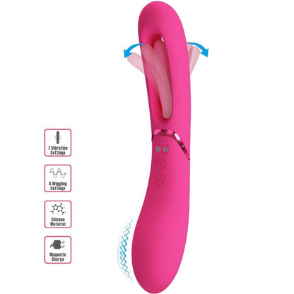 ROMANCE VIBRADOR LEXIE G SPOT 7 VIBRAaaES ROSA