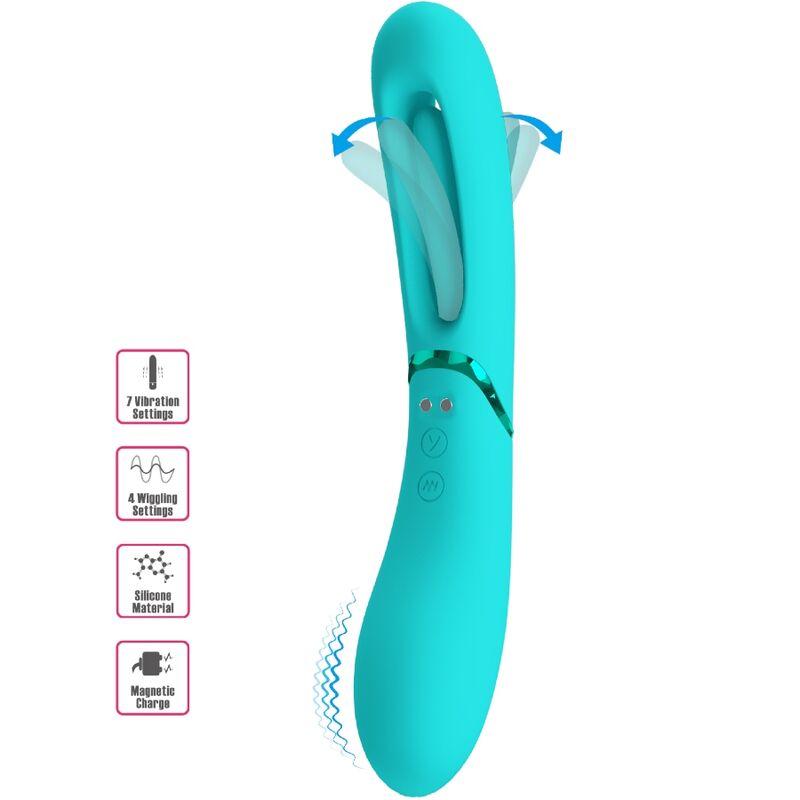 ROMANCE VIBRADOR LEXIE G SPOT 7 VIBRAaaES AZUL