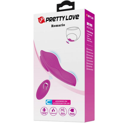 PRETTY LOVE ESTIMULADOR DE CLITaRIS ROMARIO LAY ON CONTROLE REMOTO ROSA