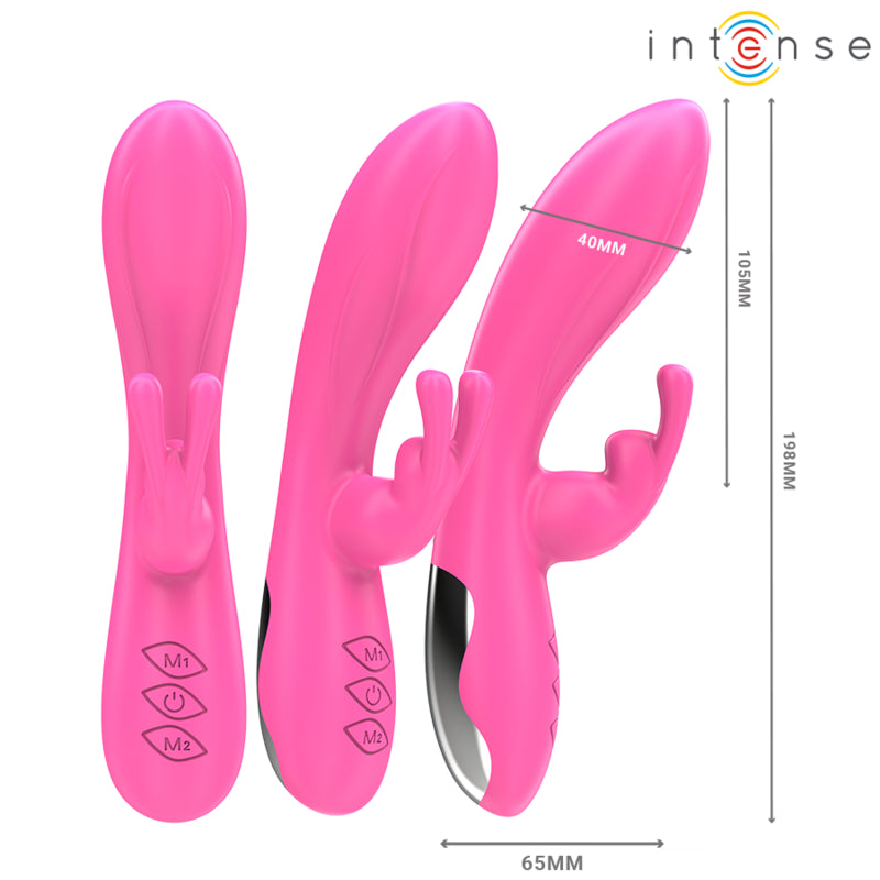 INTENSE RANDALL RABBIT VIBRADOR 10 VIBRAaaES ROSA