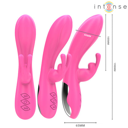 INTENSE RANDALL RABBIT VIBRADOR 10 VIBRAaaES ROSA