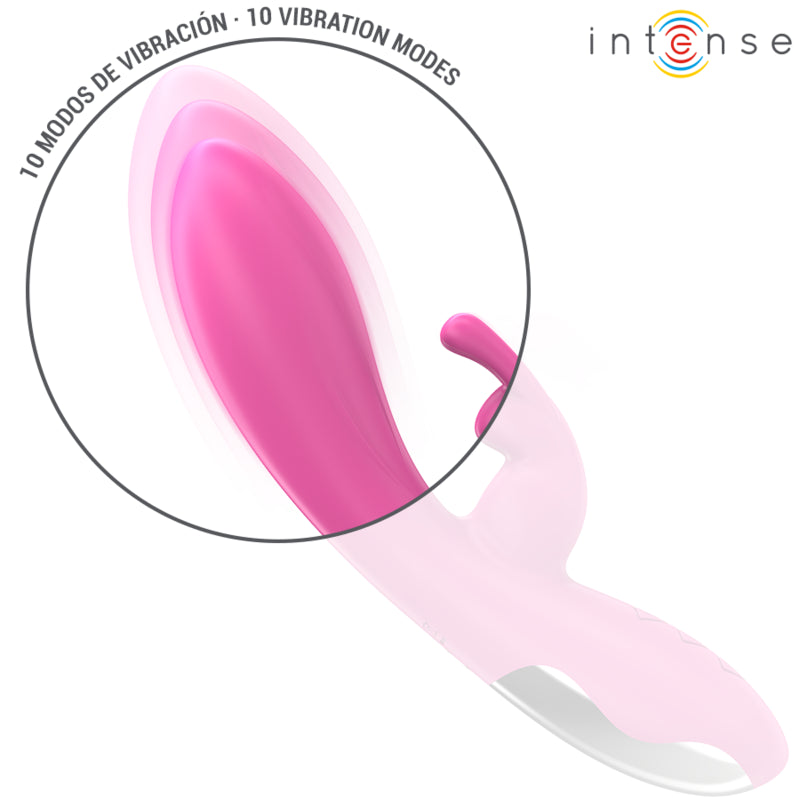 INTENSE RANDALL RABBIT VIBRADOR 10 VIBRAaaES ROSA