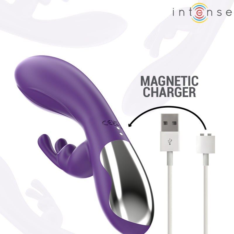 INTENSE RANDALL RABBIT VIBRADOR 10 VIBRAaaES ROXO