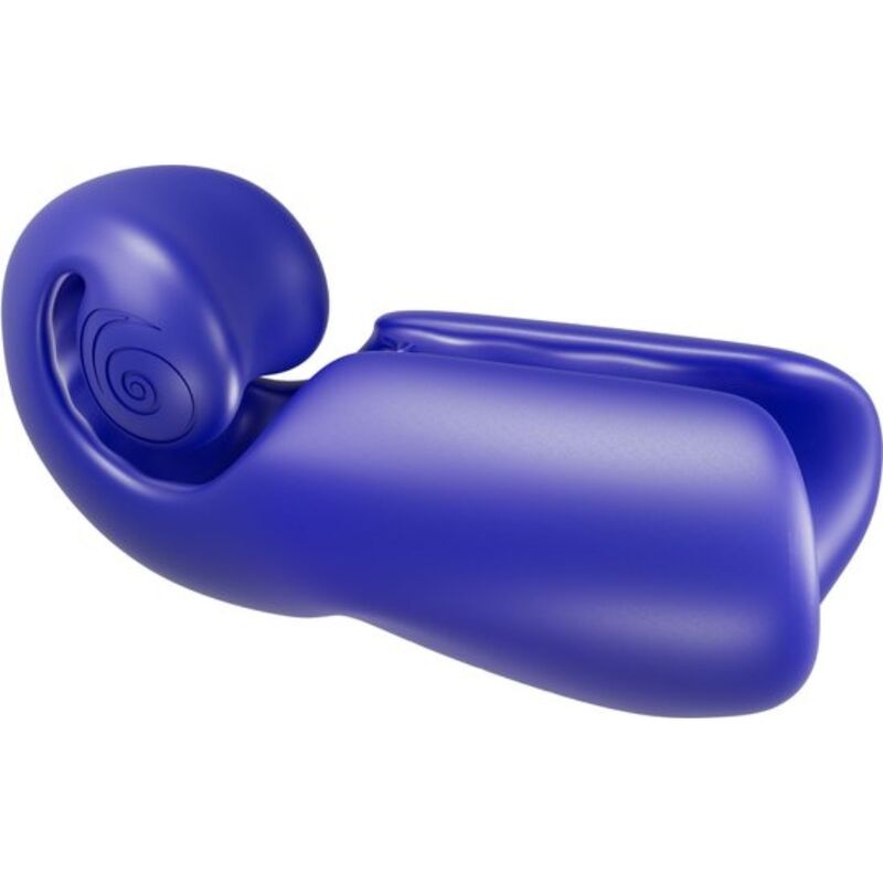 SNAIL VIBE EVO PARA ELE MASTURBADOR MASCULINO SLIDE N ROLL AZUL ESCURO