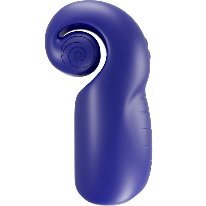 SNAIL VIBE EVO PARA ELE MASTURBADOR MASCULINO SLIDE N ROLL AZUL ESCURO