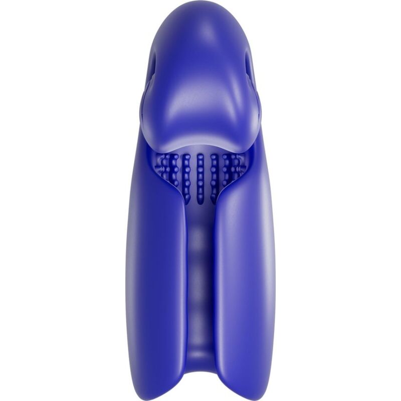 SNAIL VIBE EVO PARA ELE MASTURBADOR MASCULINO SLIDE N ROLL AZUL ESCURO