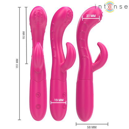 INTENSE AMARA VIBRADOR COM LaNGUA ESTIMULANTE 10 VIBRAaaES ROSA