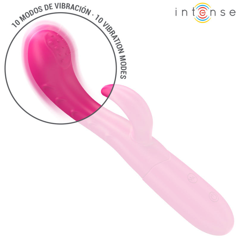 INTENSE AMARA VIBRADOR COM LaNGUA ESTIMULANTE 10 VIBRAaaES ROSA