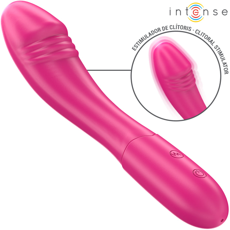 INTENSE BELINDA VIBRADOR 19 CM FLEXaVEL 10 VIBRAaaES ROSA