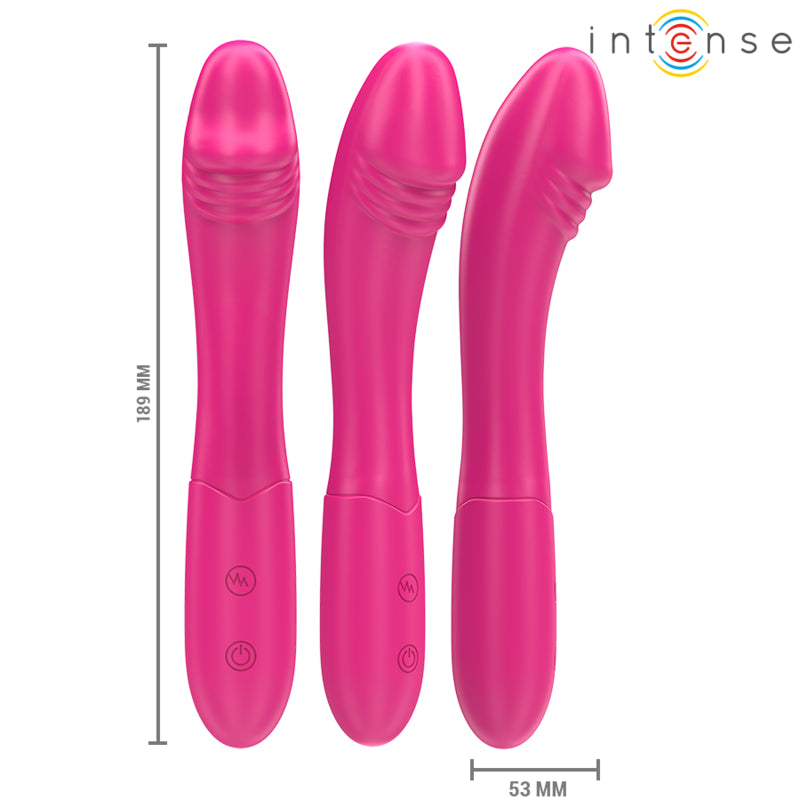 INTENSE BELINDA VIBRADOR 19 CM FLEXaVEL 10 VIBRAaaES ROSA