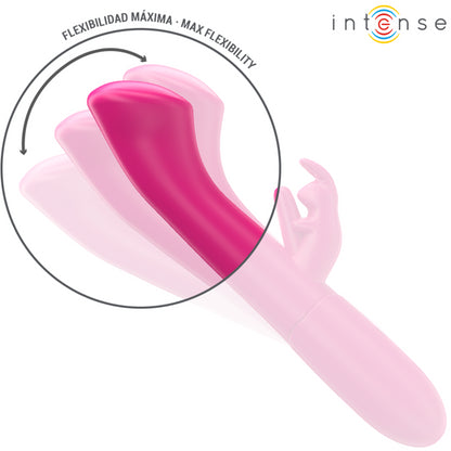 INTENSE JULIETA RABBIT VIBRADOR 186 CM 10 VIBRAaaES ROSA