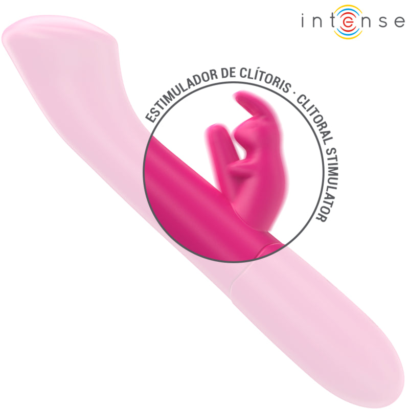 INTENSE JULIETA RABBIT VIBRADOR 186 CM 10 VIBRAaaES ROSA