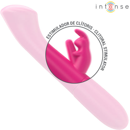 INTENSE JULIETA RABBIT VIBRADOR 186 CM 10 VIBRAaaES ROSA