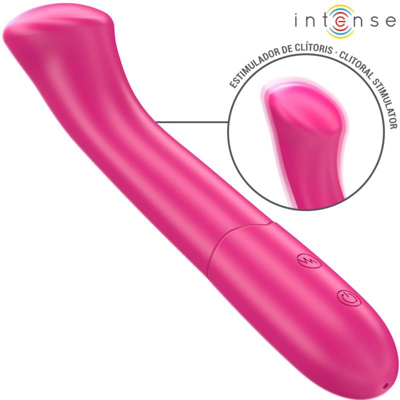 INTENSE PATY VIBRADOR 19 CM FLEXaVEL 10 VIBRAaaES MODELO 2 ROSA