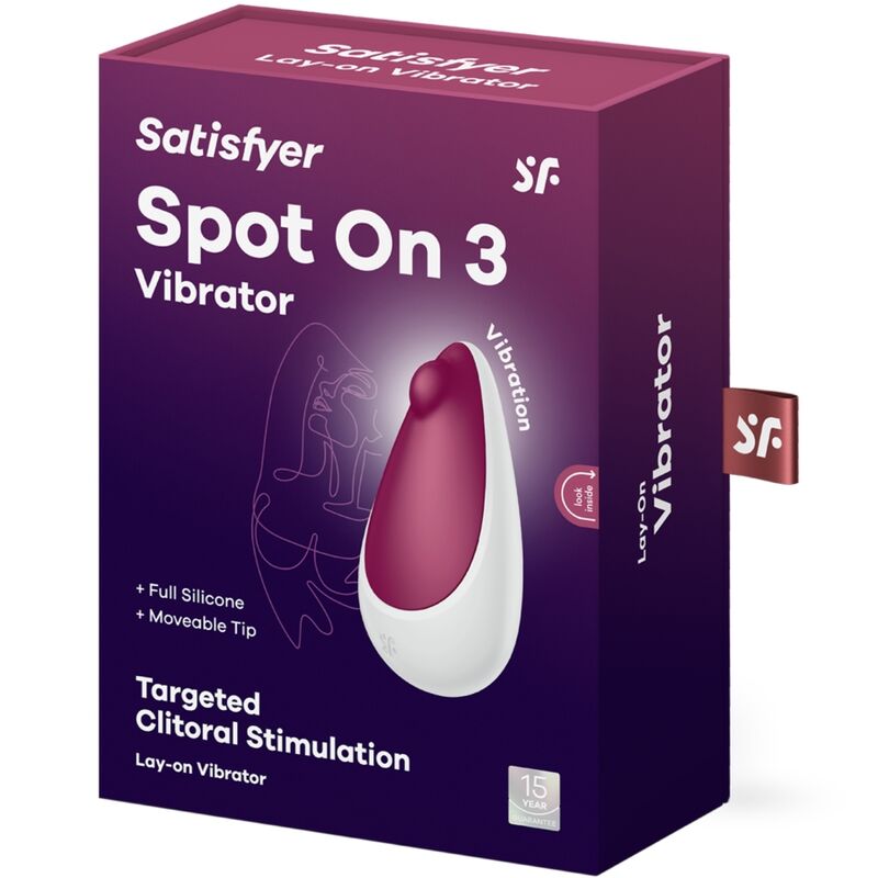 SATISFYER SPOT ON 3 ESTIMULADOR CLITaRICO BERRY