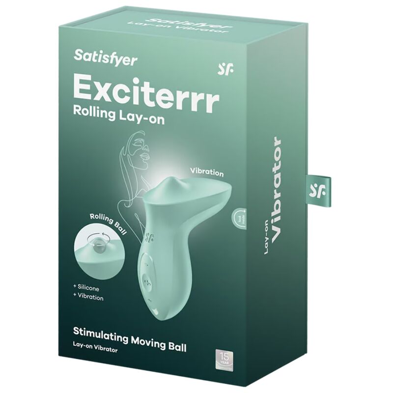 SATISFYER EXCITERRR VIBRADOR LAY ON CLITORIS MINT