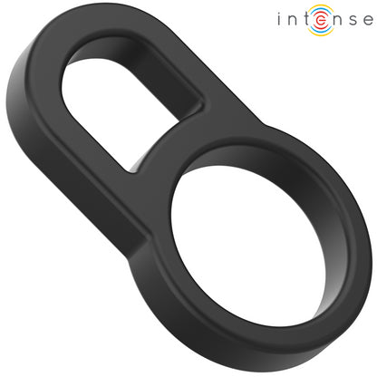 INTENSE BOBBY DUPLO ANEL DE SILICONE PARA PaNIS PRETO