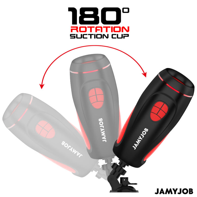 JAMYJOB MASTURBADOR AUTOMaTICO BASE PYSTON COM DILDO DE CONTROLE REMOTO