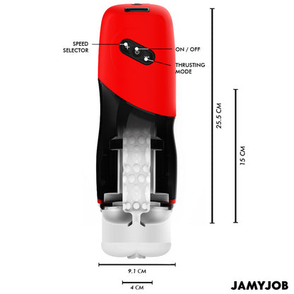 JAMYJOB MASTURBADOR AUTOMaTICO VAGINA XPEED 5 MODOS DE SUCaaO