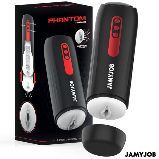 JAMYJOB MASTURBADOR AUTOMaTICO PHANTOM VAGINA 5 MODOS DE SUCaaO E IMPULSO