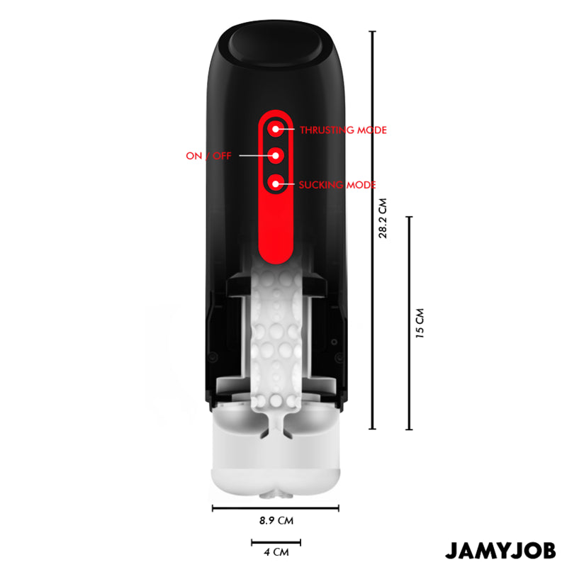 JAMYJOB MASTURBADOR AUTOMaTICO PHANTOM VAGINA 5 MODOS DE SUCaaO E IMPULSO