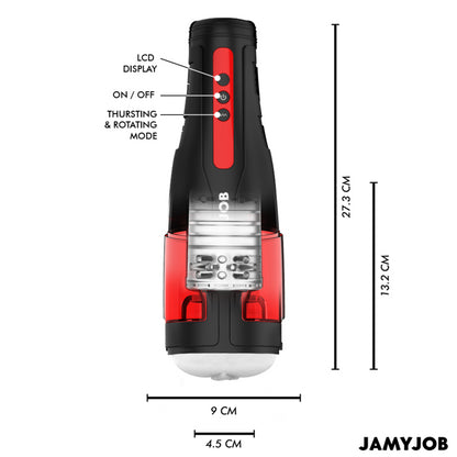 JAMYJOB STORM MASTURBADOR AUTOMaTICO DE VAGINA 10 MODOS DE SUCaaO E IMPULSO