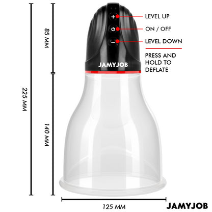 JAMYJOB XPAND LITE BOMBA DE TESTE AUTOMaTICA 3 NaVEIS DE SUCaaO CINZA