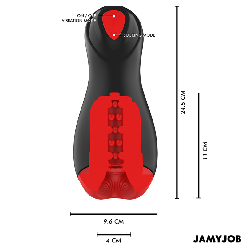 JAMYJOB MASTURBADOR AUTOMaTICO CORE X 5 MODOS DE SUCaaO E VIBRAaaO