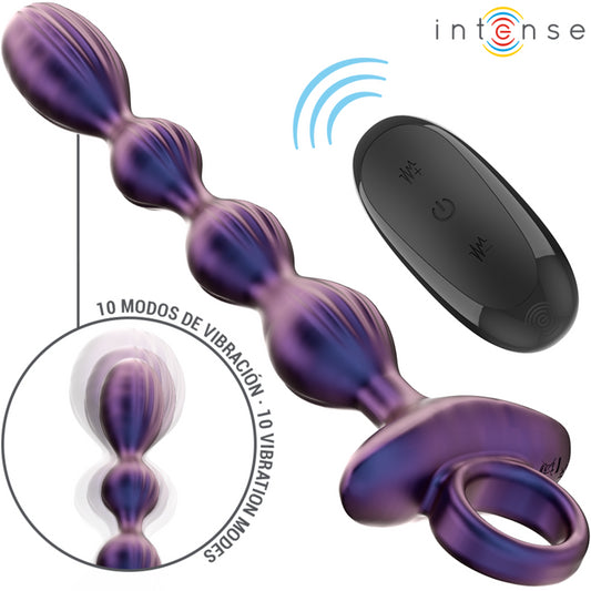 INTENSE JACKIE VIBRATING ANAL PLUG MODELO 1 CONTROLE REMOTO