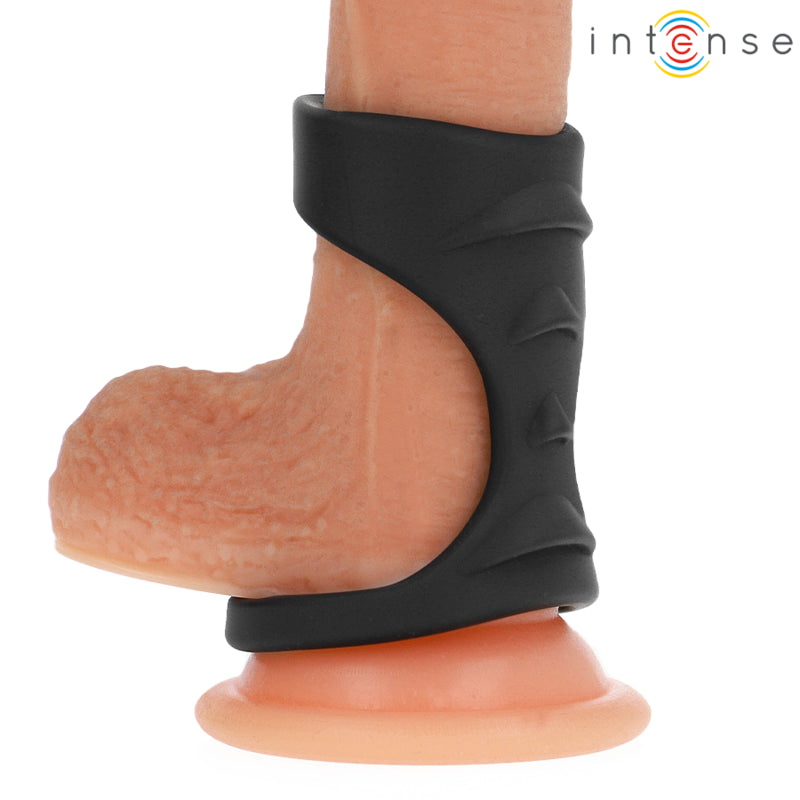 INTENSE THEO ANEL DE SILICONE DUPLO PARA PaNIS MODELO 3 PRETO