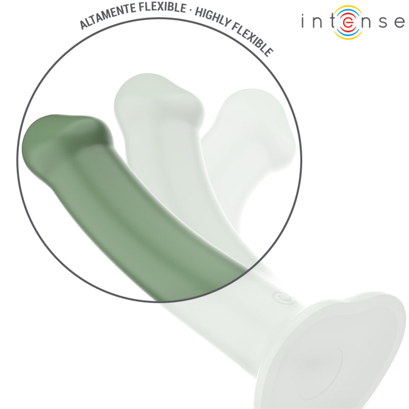 INTENSE BECCA VIBRADOR COM VENTOSA 10 VIBRAaaES VERDE CONTROLE REMOTO