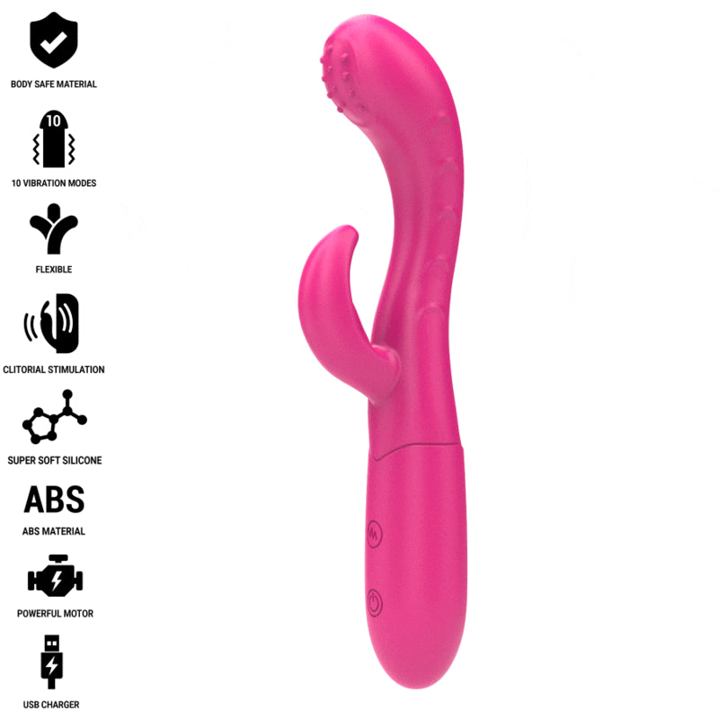 INTENSE AMARA VIBRADOR COM LaNGUA ESTIMULANTE 10 VIBRAaaES ROSA