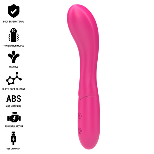 INTENSE LISETTE VIBRADOR 19 CM FLEXaVEL 10 VIBRAaaES ROSA