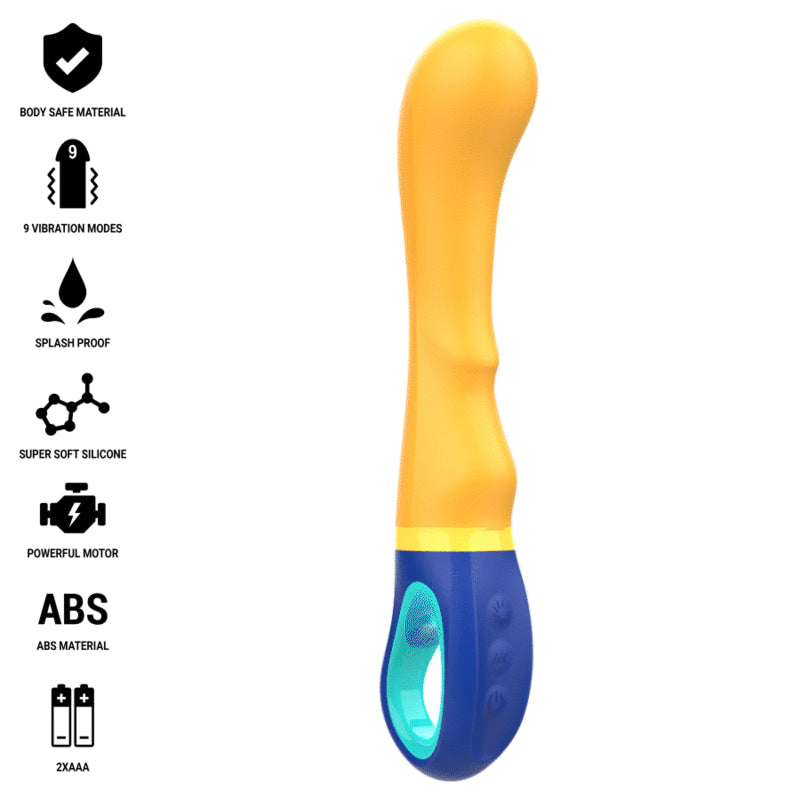 INTENSE SHAGGY VIBRADOR G SPOT AMARELO