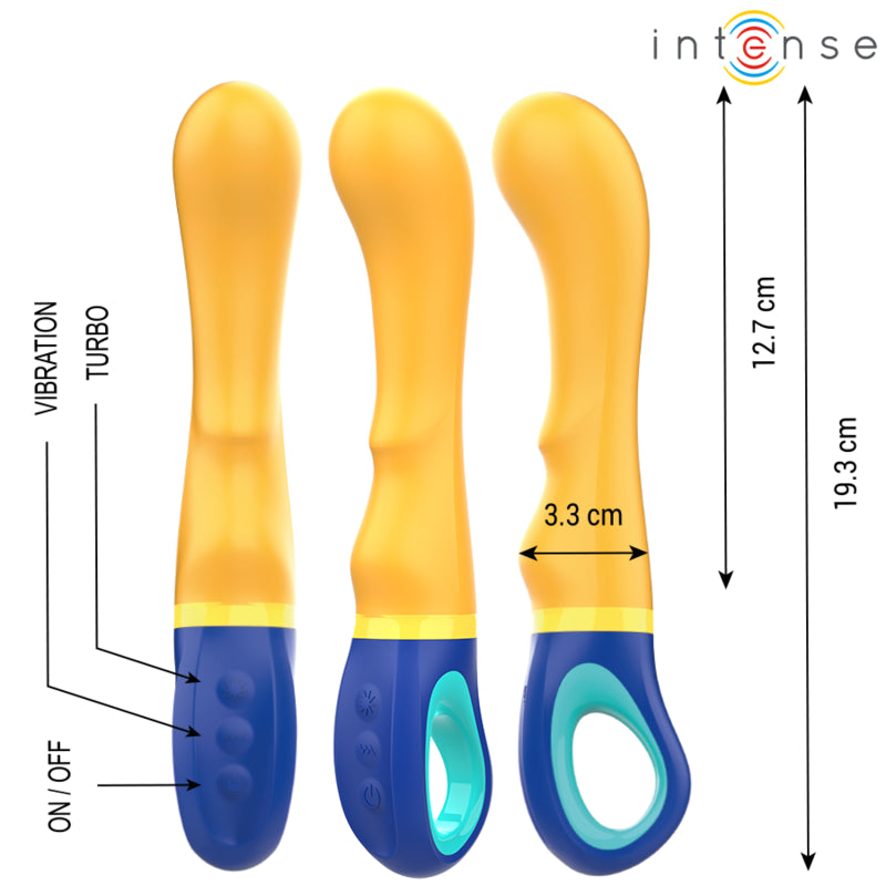 INTENSE SHAGGY VIBRADOR G SPOT AMARELO