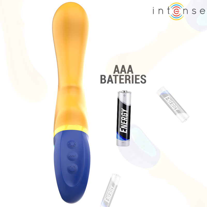 INTENSE SHAGGY VIBRADOR G SPOT AMARELO