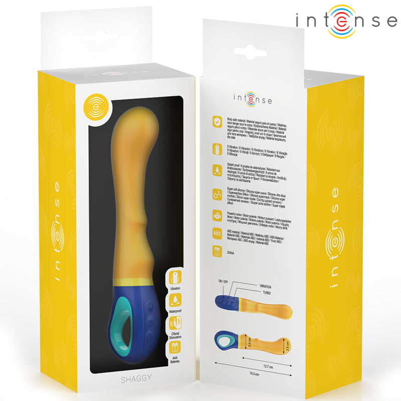 INTENSE SHAGGY VIBRADOR G SPOT AMARELO