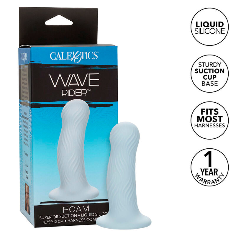 CALEXOTICS WAVE RIDER PLUG ANAL DE ESPUMA AZUL