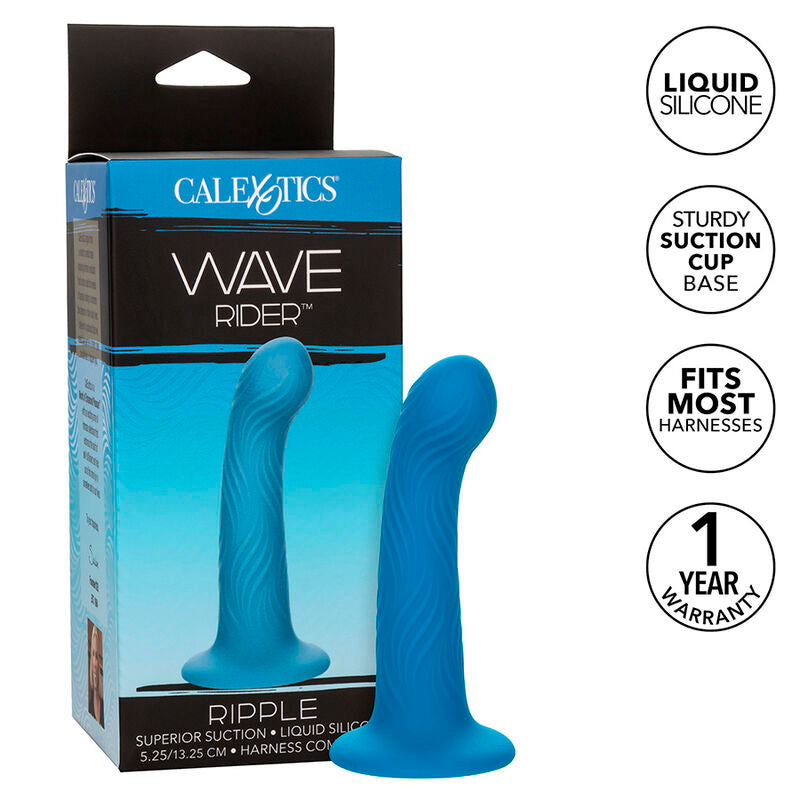 CALEXOTICS WAVE RIDER RIPPLE PLUG ANAL AZUL