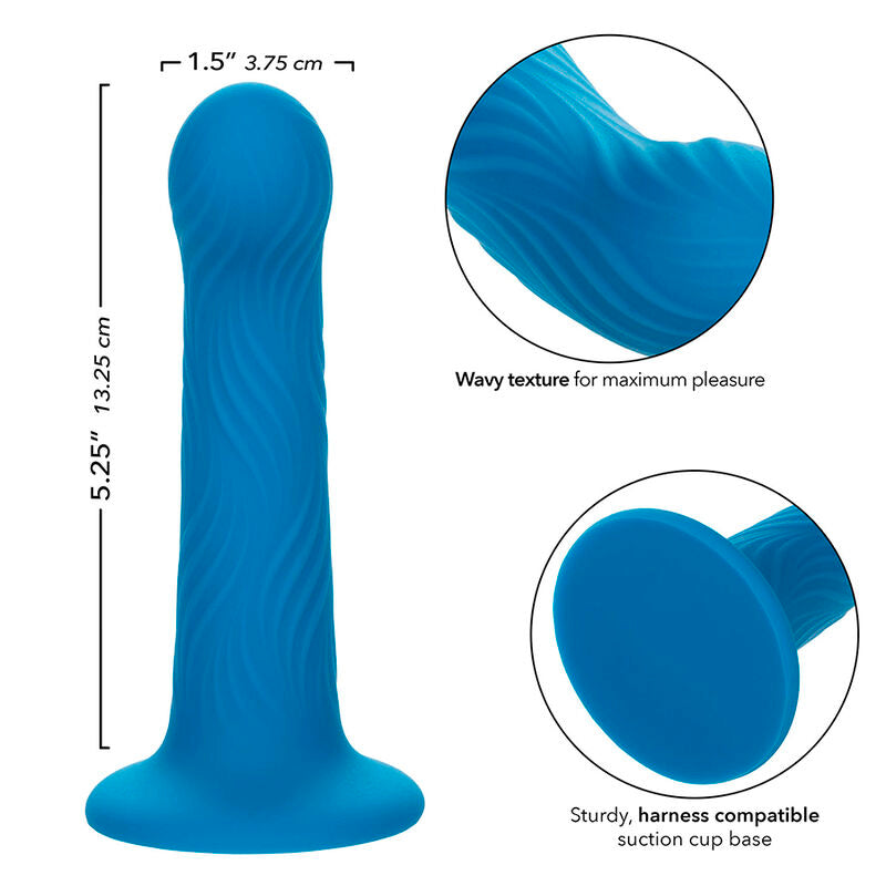 CALEXOTICS WAVE RIDER RIPPLE PLUG ANAL AZUL