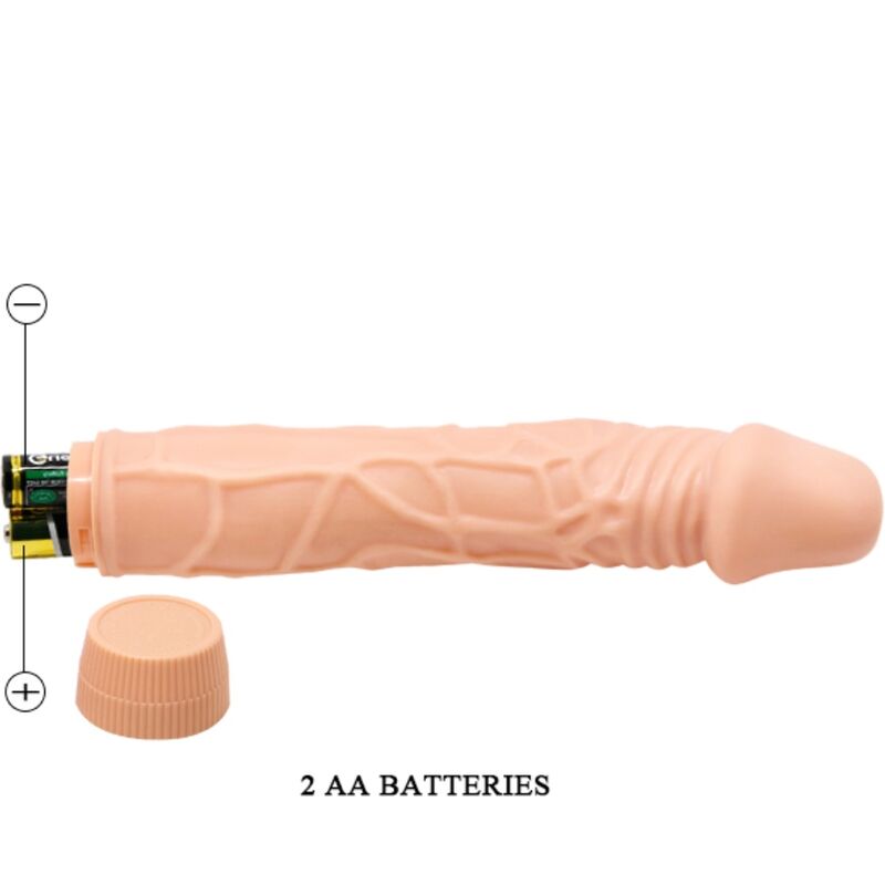 BAILE BOB VIBRADOR REALISTA 225 CM CARNE