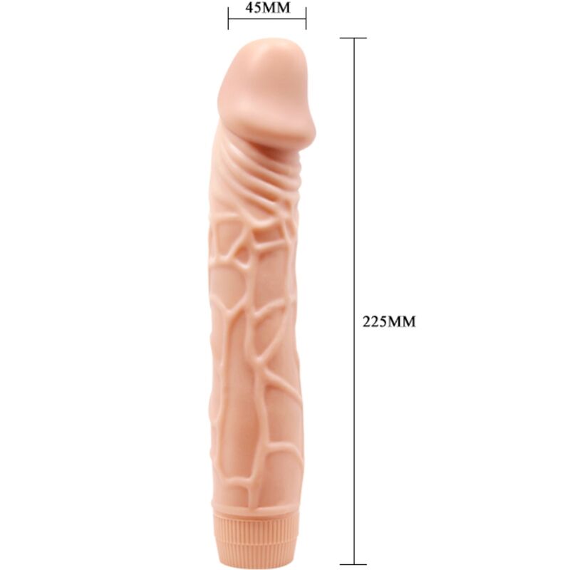 BAILE BOB VIBRADOR REALISTA 225 CM CARNE
