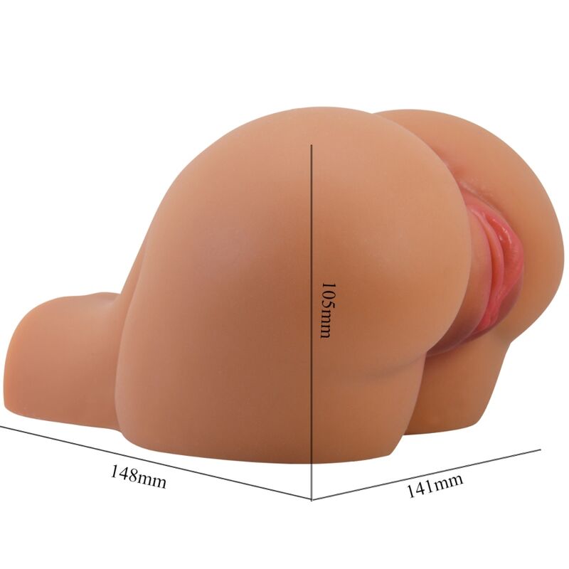 CRAZY BULL VIBRADOR KYLIE ASS COM CONTROLE REMOTO REALISTA DE VAGINA E aNUS