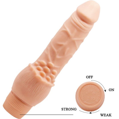 BAILE BARBARA VIBRADOR REALISTA 195 CM CARNE