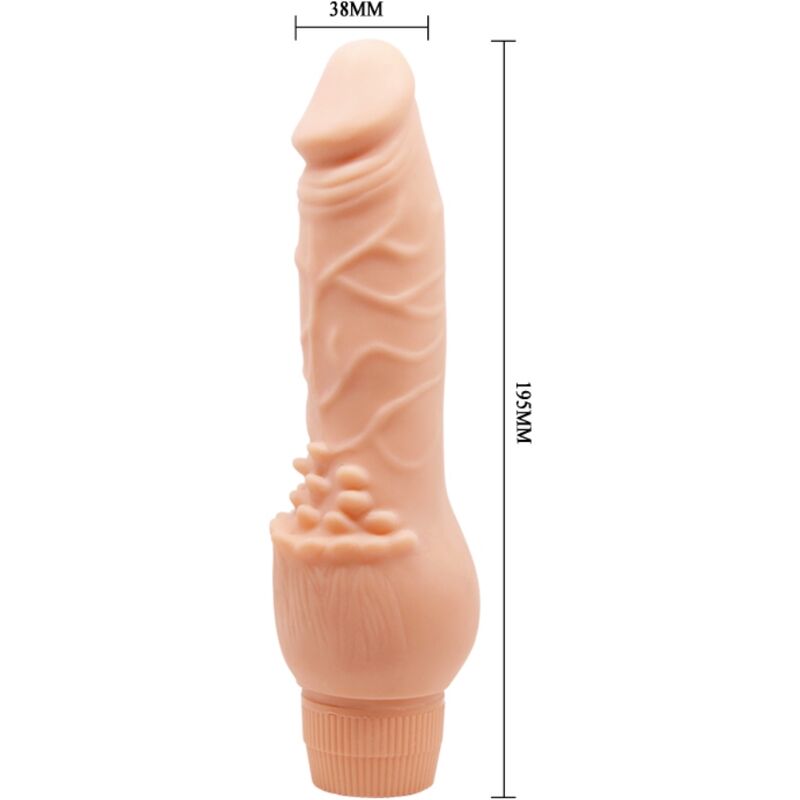 BAILE BARBARA VIBRADOR REALISTA 195 CM CARNE