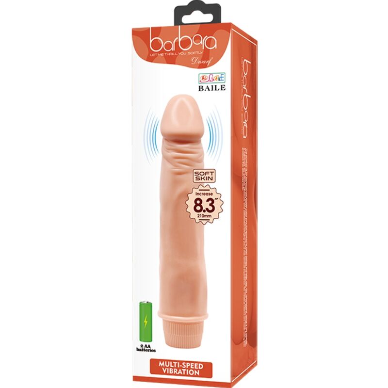 BAILE VIBRADOR REALISTA ANaO 21 CM CARNE