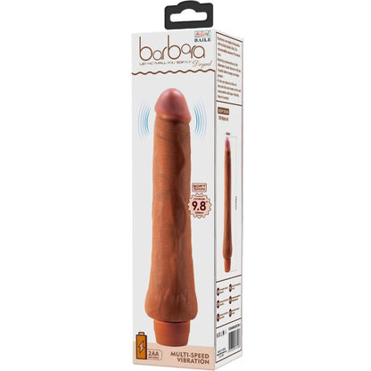 BAILE VIBRADOR REALISTA DRYAD 25 CM MULATO