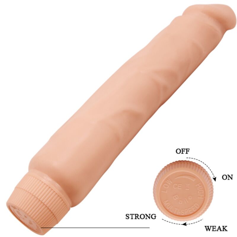 BAILE JACK VIBRADOR REALISTA 26 CM CARNE