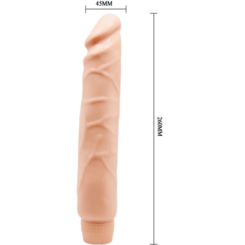 BAILE JACK VIBRADOR REALISTA 26 CM CARNE