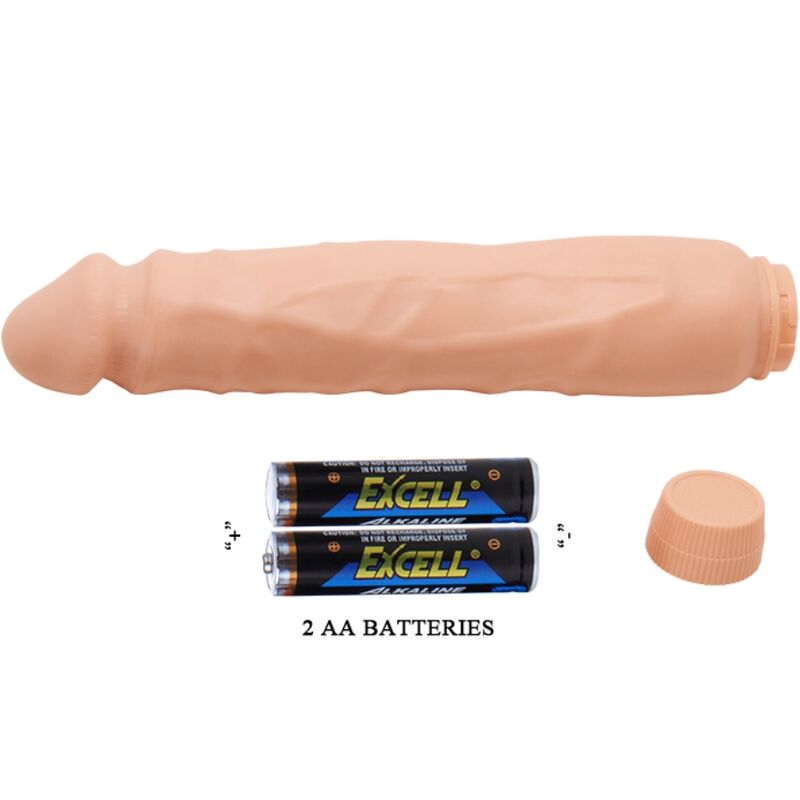 BAILE JACK VIBRADOR REALISTA 26 CM CARNE